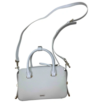 Pre-owned Innue' Leather Bag In White