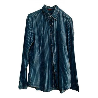 Pre-owned Bruno Manetti Shirt In Blue