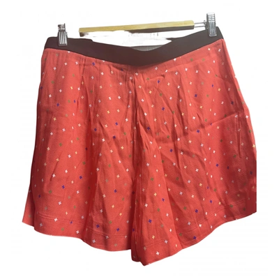 Pre-owned Ikks Red Polyester Shorts