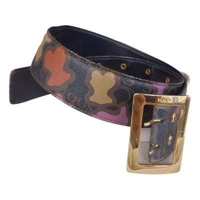 Pre-owned Tous Cloth Belt In Multicolour