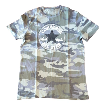 Pre-owned Converse T-shirt In Khaki