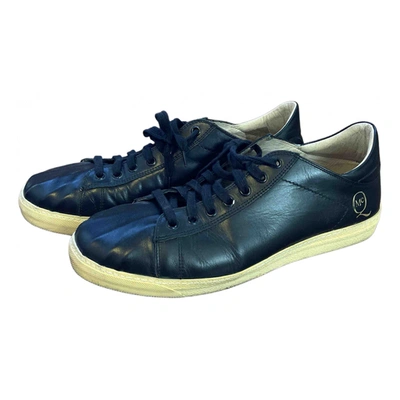 Pre-owned Mcq By Alexander Mcqueen Low Trainers In Black