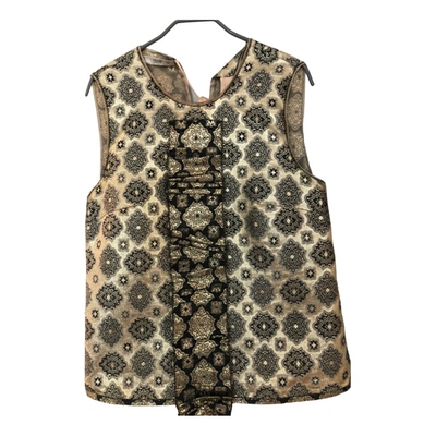 Pre-owned Prada Camisole In Gold