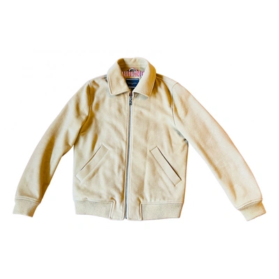 Pre-owned Tommy Hilfiger Wool Jacket In Camel