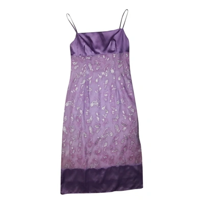 Pre-owned Max & Co Maxi Dress In Purple