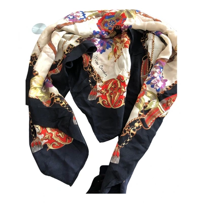 Pre-owned Pierre Cardin Silk Neckerchief In Multicolour