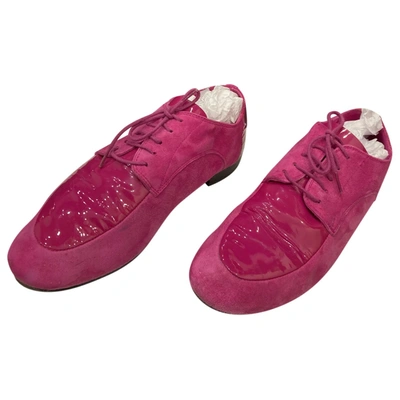 Pre-owned Repetto Lace Ups In Pink