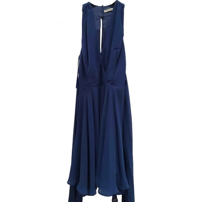 Pre-owned Flavio Castellani Mid-length Dress In Blue