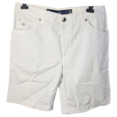Pre-owned Fay Short In White