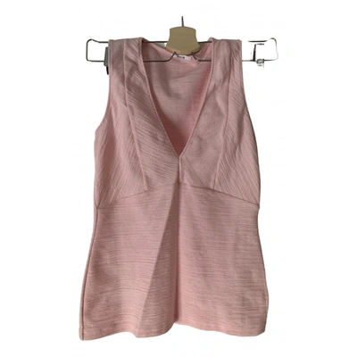 Pre-owned Wolford Jersey Top In Pink