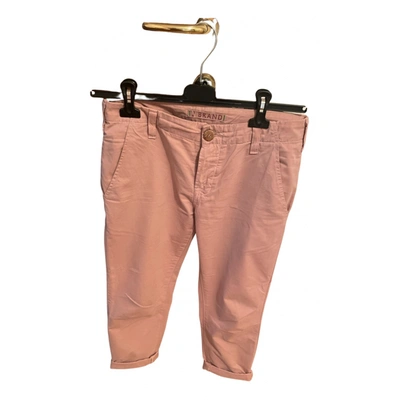 Pre-owned J Brand Chino Pants In Pink