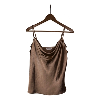 Pre-owned Lovers & Friends Camisole In Gold