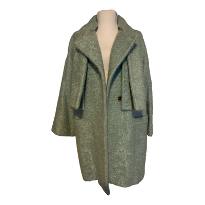 Pre-owned Marella Wool Coat In Green