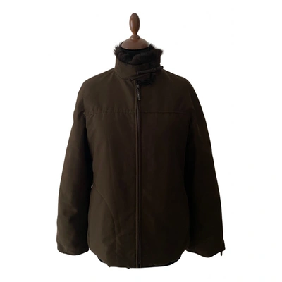 Pre-owned Marella Puffer In Brown