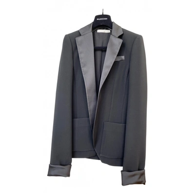 Pre-owned Balenciaga Blazer In Black