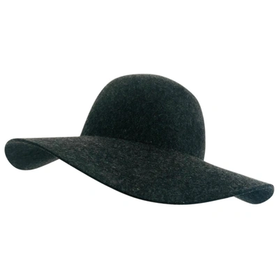 Pre-owned Jcrew Wool Hat In Grey