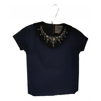 Pre-owned Albino Blouse In Navy