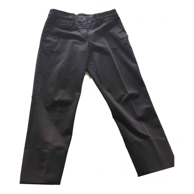 Pre-owned Incotex Trousers In Anthracite