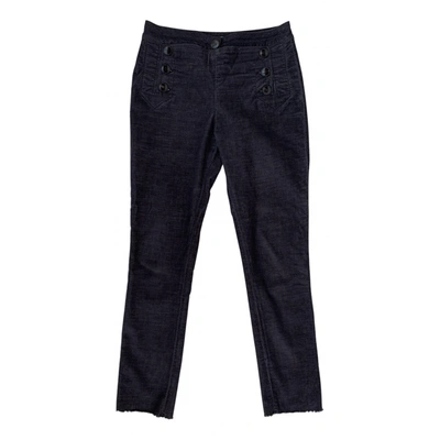 Pre-owned Masscob Straight Pants In Grey
