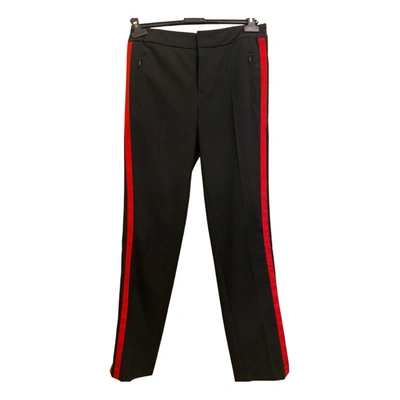 Pre-owned Set Trousers In Black