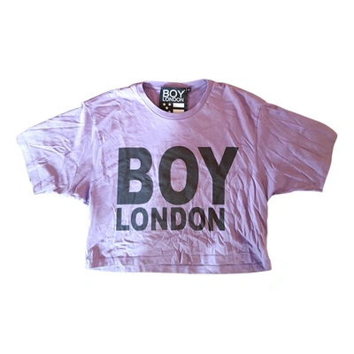 Pre-owned Boy London T-shirt In Purple