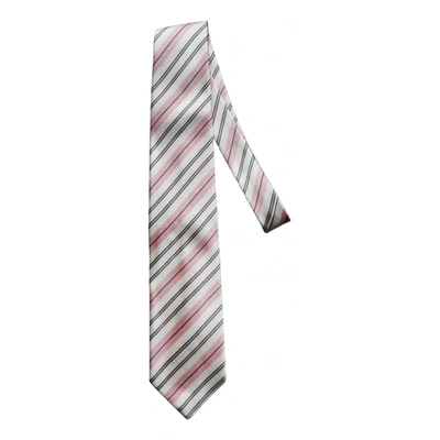Pre-owned Baldessarini Silk Tie In Pink