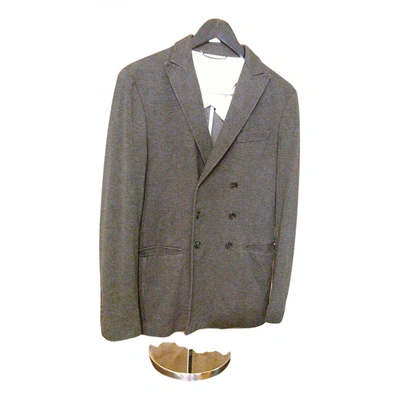 Pre-owned Trussardi Jacket In Grey