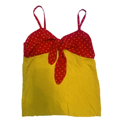 Pre-owned Moschino Cheap And Chic Camisole In Yellow