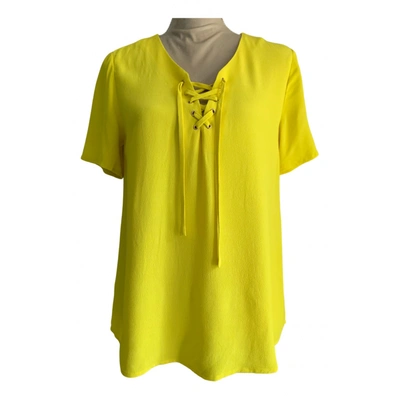 Pre-owned Berenice Blouse In Yellow