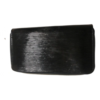 Pre-owned Louis Vuitton Leather Wallet In Black