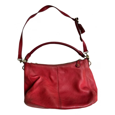Pre-owned Jcrew Leather Handbag In Red