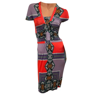 Pre-owned Etro Mid-length Dress In Multicolour