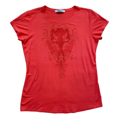 Pre-owned Blumarine T-shirt In Red