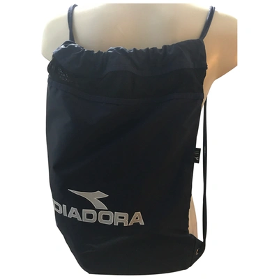 Pre-owned Diadora Bag In Blue