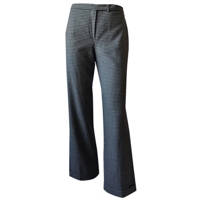 Pre-owned Peserico Trousers In Black
