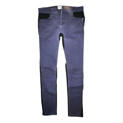 Pre-owned American Retro Slim Jeans In Blue