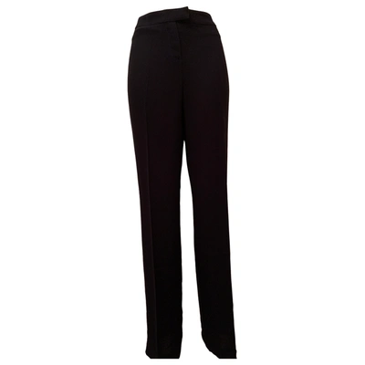 Pre-owned Les Copains Large Pants In Black