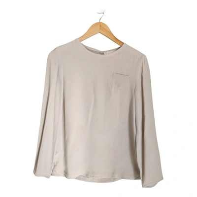 Pre-owned Max Mara Blouse In Grey