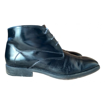 Pre-owned Paul Smith Leather Boots In Black