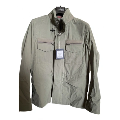 Pre-owned Fay Trenchcoat In Green