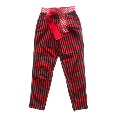 Pre-owned Moschino Cheap And Chic Jeans In Red