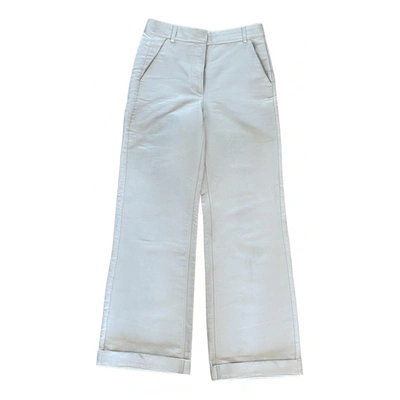 Pre-owned Designers Remix Trousers In Beige