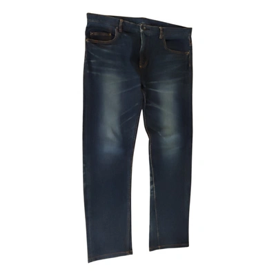 Pre-owned Giuliano Fujiwara Slim Jeans In Blue