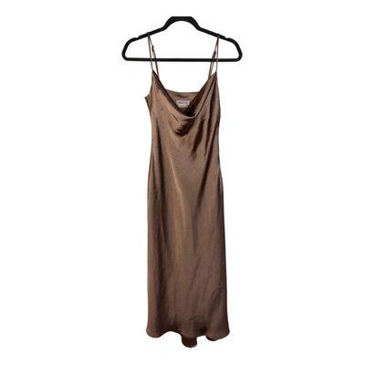 Pre-owned Lovers & Friends Mid-length Dress In Gold