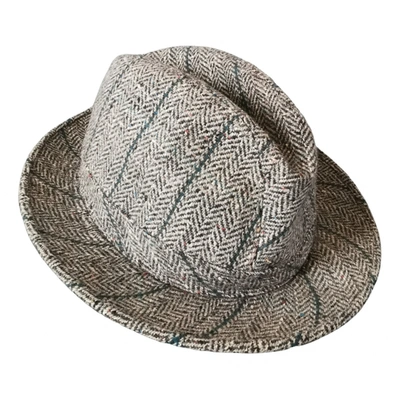 Pre-owned Byblos Wool Hat In Grey