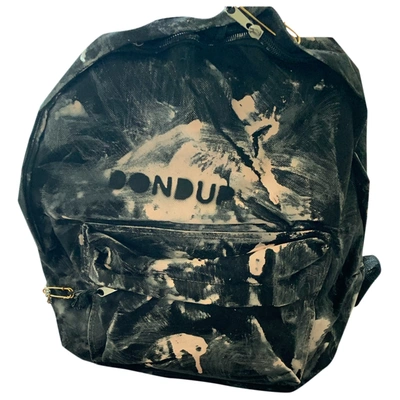 Pre-owned Dondup Cloth Backpack In Black