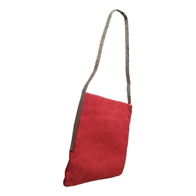 Pre-owned Lanvin Handbag In Red