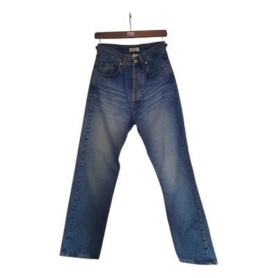 Pre-owned I Blues Straight Jeans In Blue