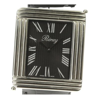 Pre-owned Poiray Watch In Black