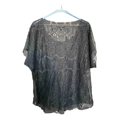 Pre-owned Joe's Lace Blouse In Black